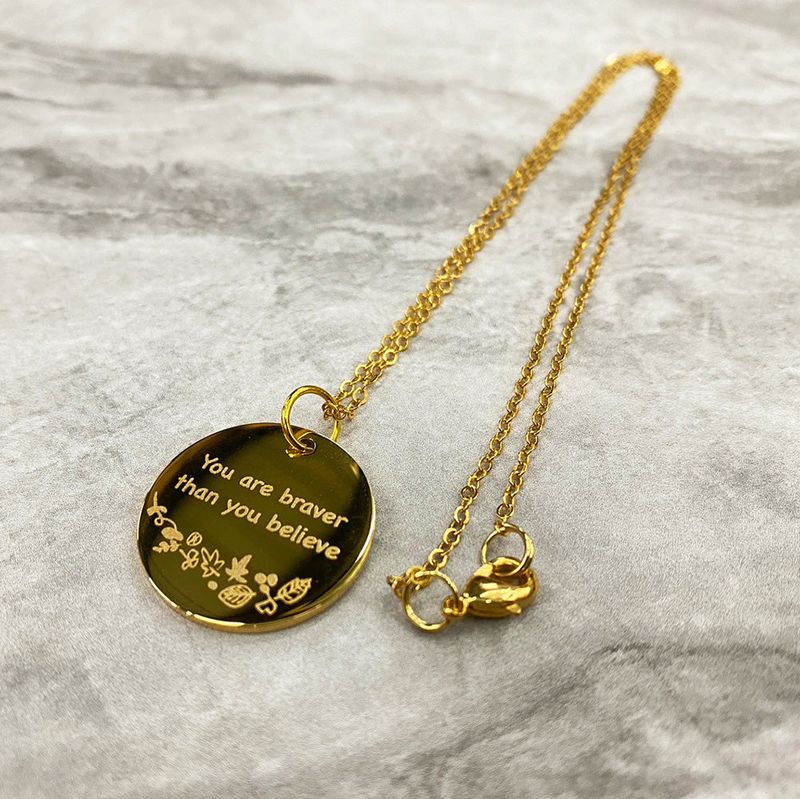 Custom Round Necklace
