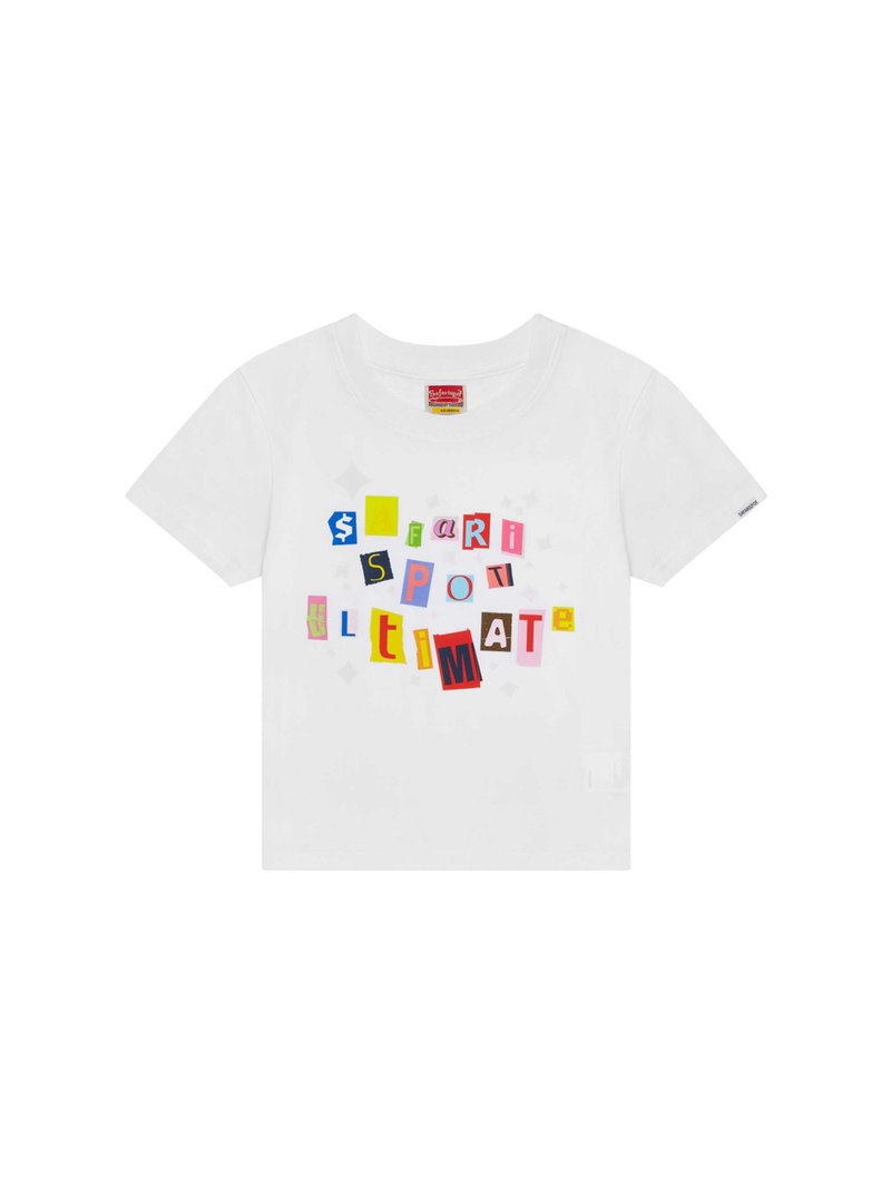 1/2 STICKERPACK TEE (WHITE)