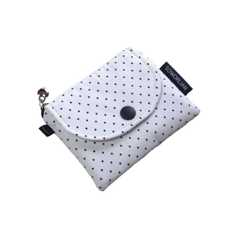 Multi Card wallet _Mini Dot White