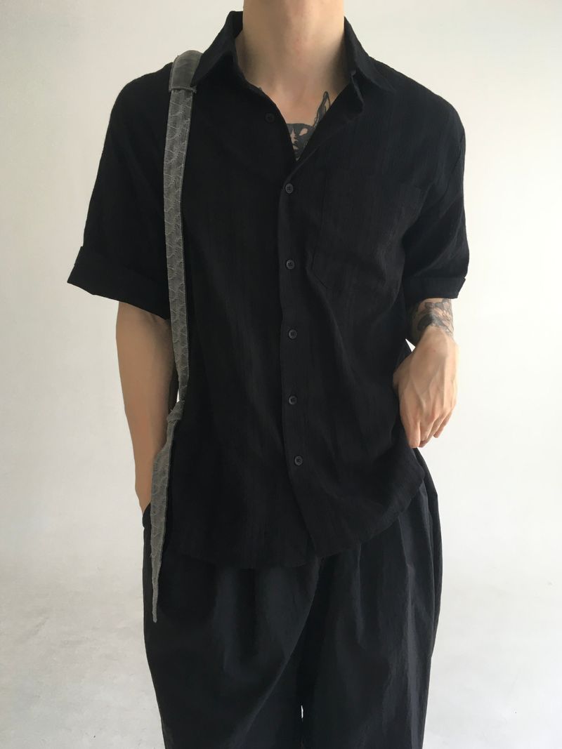 det short sleeve shirt(2colors)