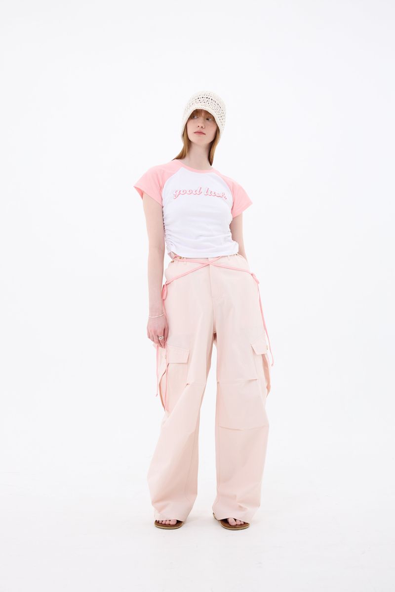 LUNA WIDE PANTS / PINK