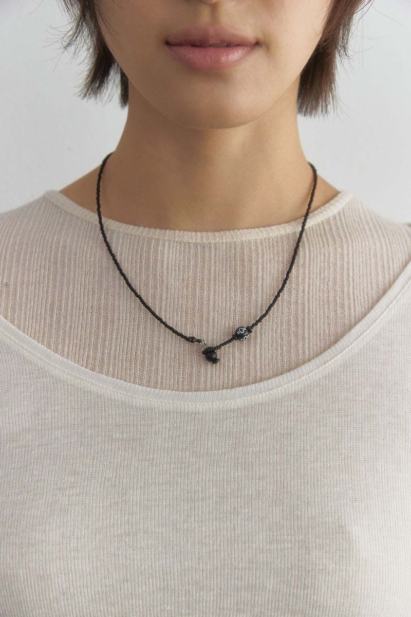 sanli（サンリー）の「クロスラインネックレス (2 color)（アクセサリー）」