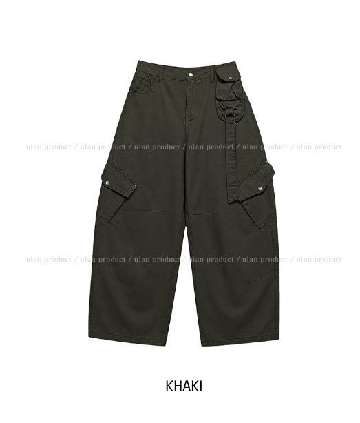 Malta Hip Sack Pocket Diagonal Cargo Pants
