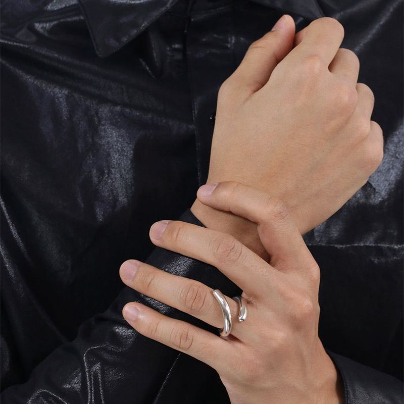 studio HAE(スタジオヘ)の「【MADE】 Men's open coil ring glossy(Accessories)」