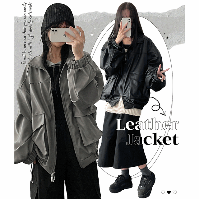 hijjoo（ハイチュー）の「Pton Two Way Leather Jumper（Jackets/Outerwear）」
