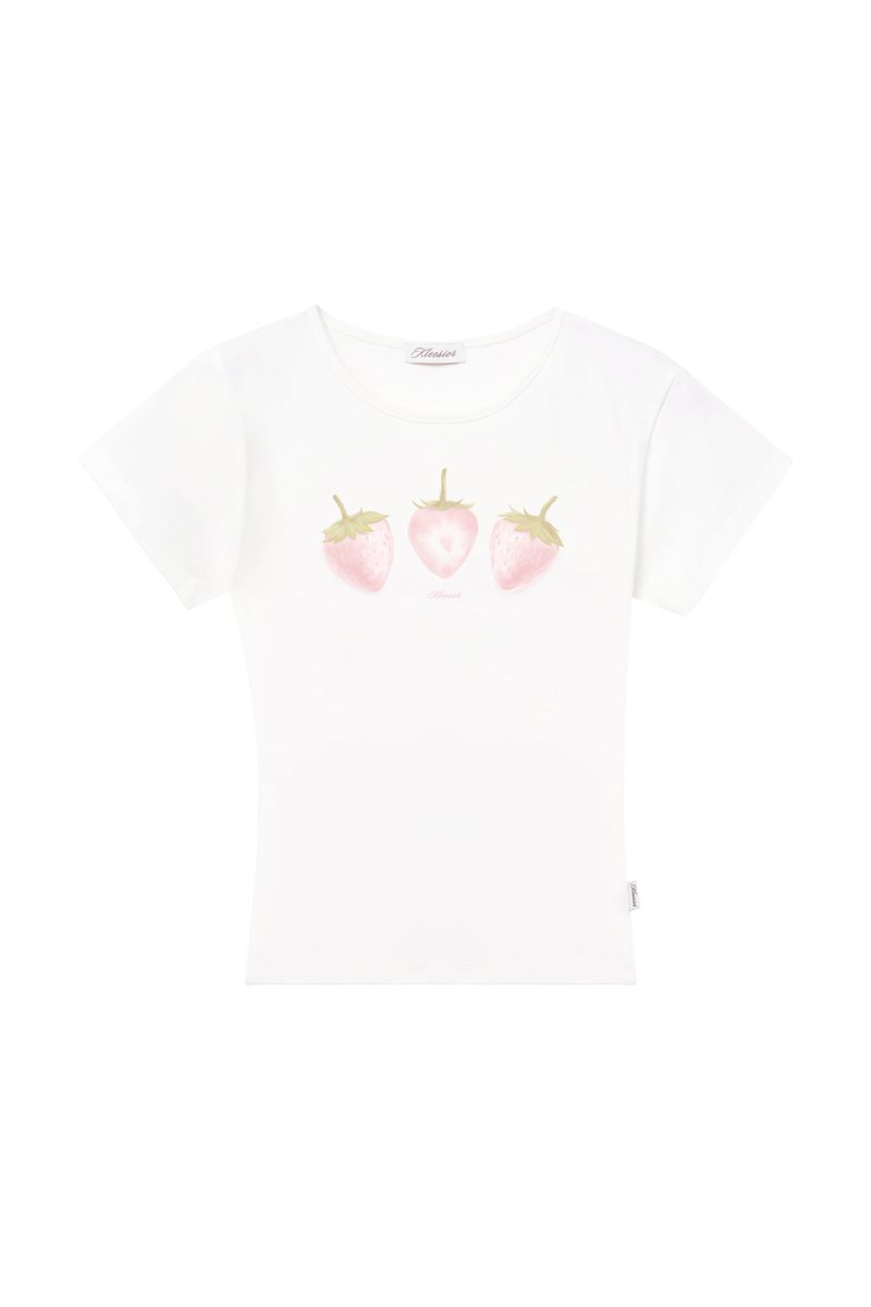 Pink strawberry pastel top