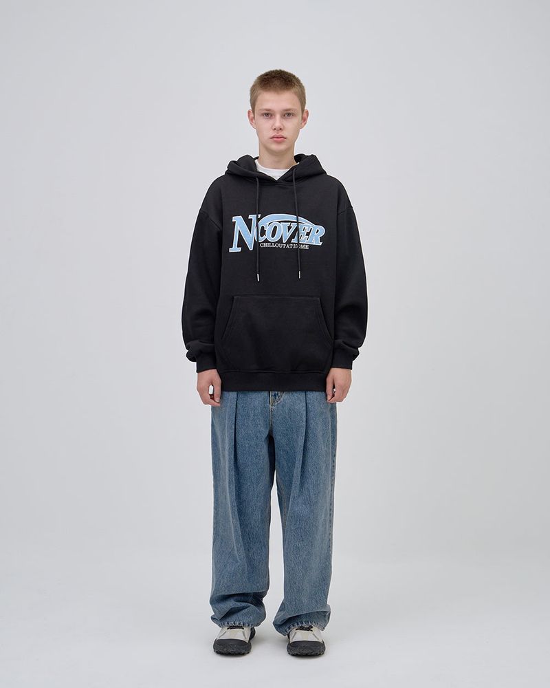 SWING LOGO HOODIE - BLACK