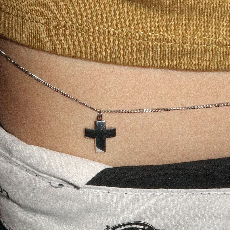 2way cross belt & necklace