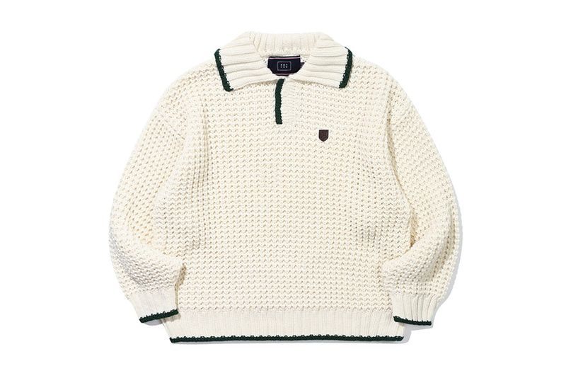 HEAVY WAFFLE PIQUE KNIT