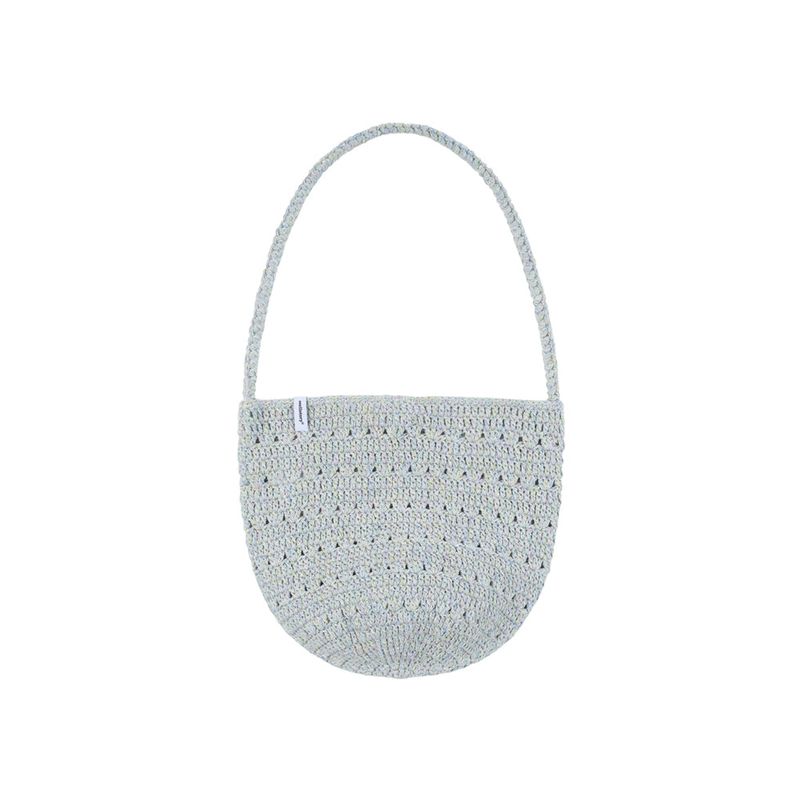 ROUND CROCHET KNIT BAG (MINT)