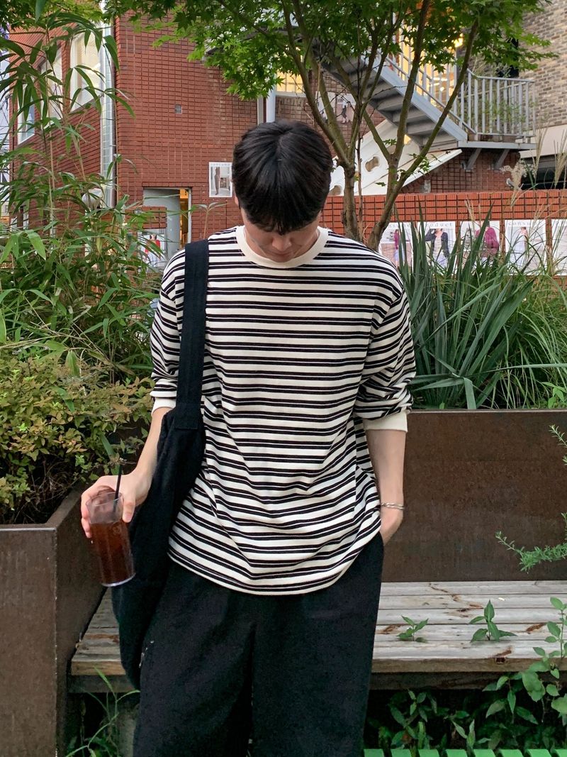 MR Morin Loose fit stripe MTM