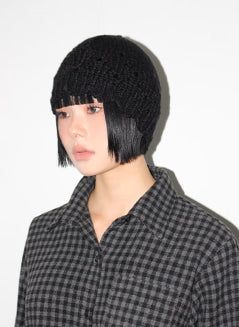 AAKE（アケ）の「CROCHET KNIT BEANIE（Hats）」
