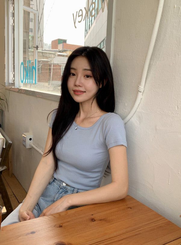 SHOPPERLAND(ショッパーランド)の「Simple & Basic Short Sleeve T-Shirt (9color)(Tops)」