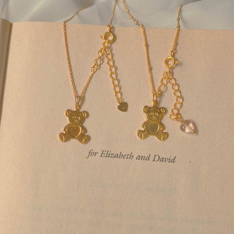 From June(フロムジューン)の「Heart Bear necklace(Accessories)」