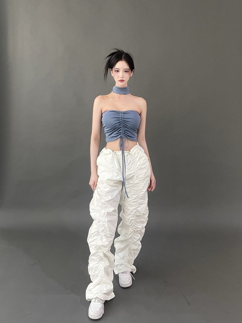 Seow（ソウ）の「[High quality] 862. Rising shirring para-suit pt (2color)（Pants）」