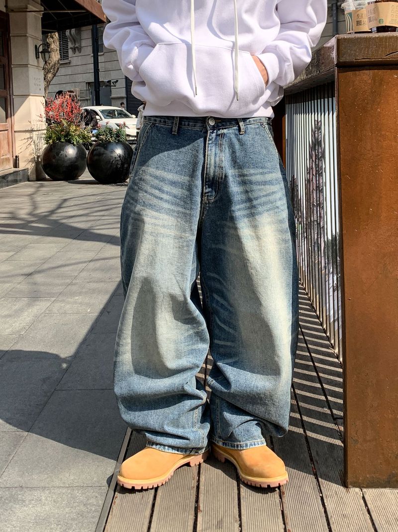 Look Chief Tiger Balloon Denim Pants
