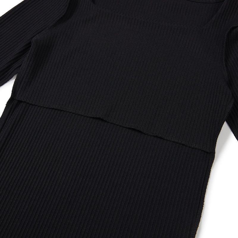 スクエアニット / Sqare knit [BLACK]