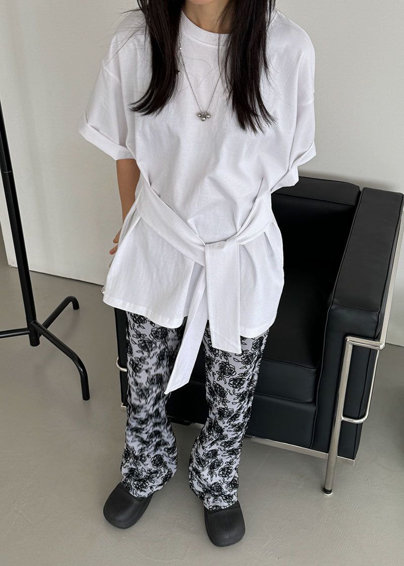 ROSE JACQUARD PANTS