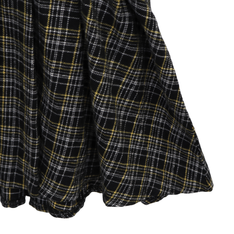 FROSTED CHECK DRESS