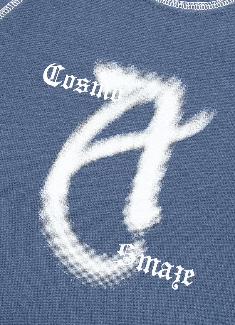 CONTRAST RAGLAN T-SHIRT_Navy