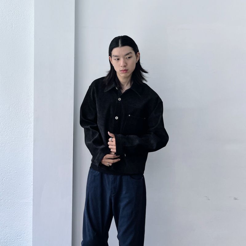 Black Fade Denim Jacket