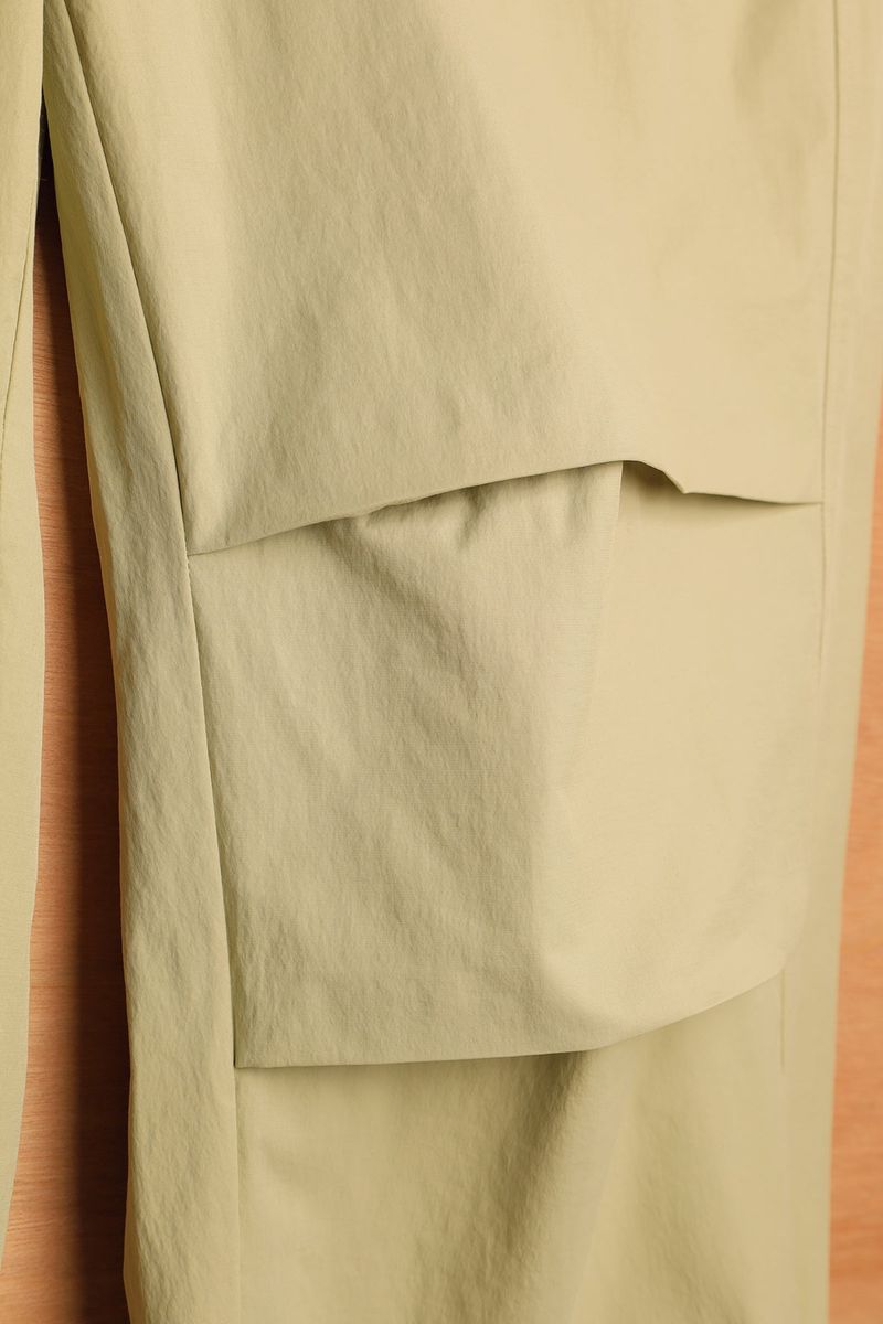 PIPI PARACHUTE PANTS - BEIGE GREEN