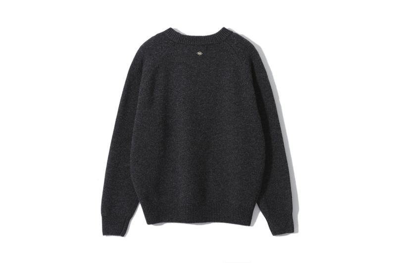CREWNECK WOOL SWEATER (charcoal)