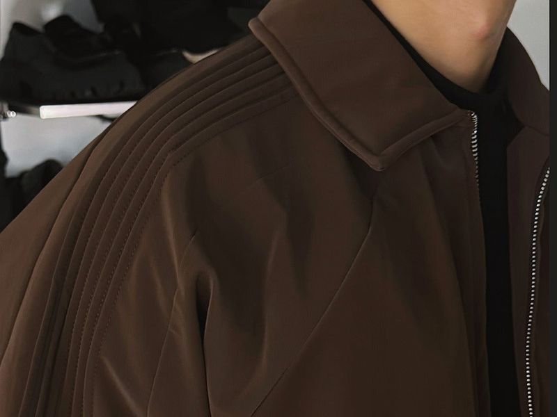 ASCLO Glossy Winter Track Padded Blouson (3color)