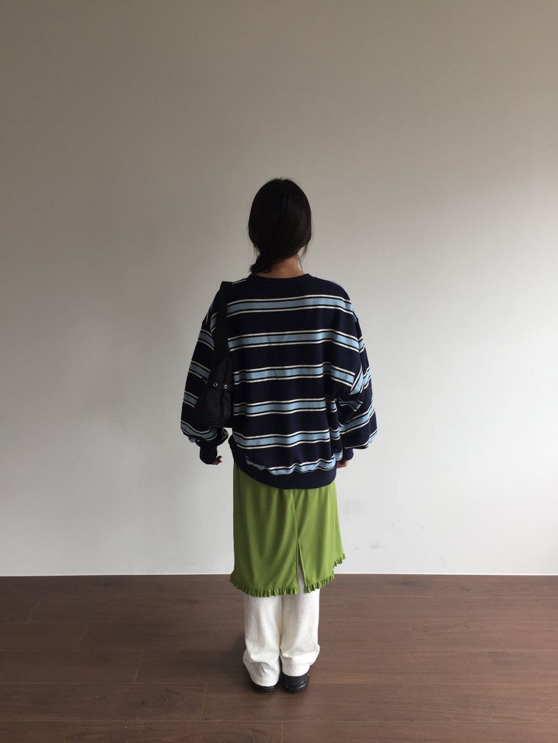Baldwin Striped Man-to-Man (2color)