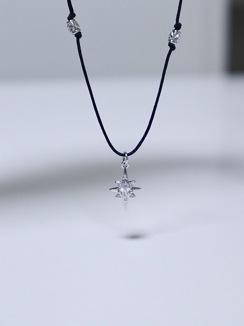 starlight crystal string necklace
