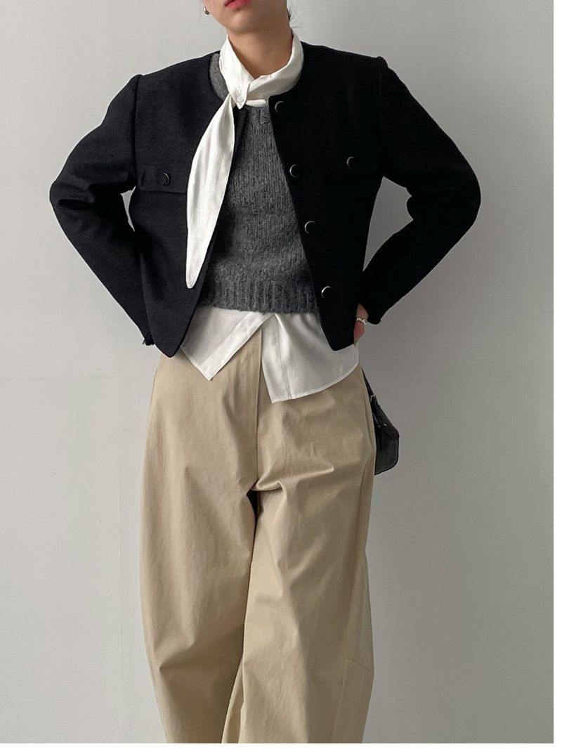 INCHANT ME(インチャントミー)の「Seasoning Tweed Short Jacket(Jackets/Outerwear)」