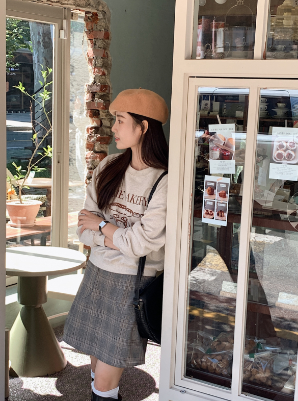 Classic Check Mini A-Line Skirt (2color)