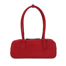 Alina Suede Shoulder Bag Red