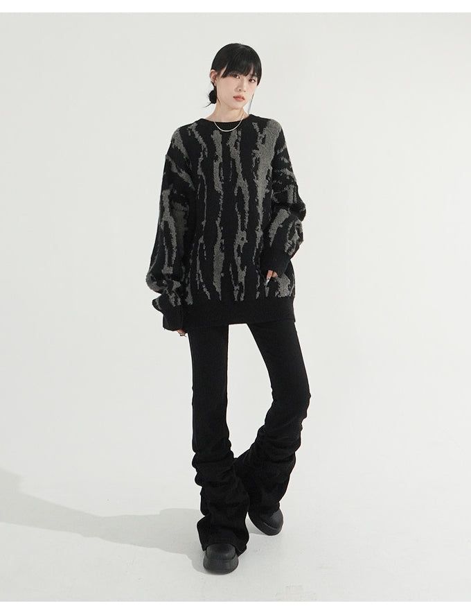 Wrinkle Slim Spandex Boots-cut Pants