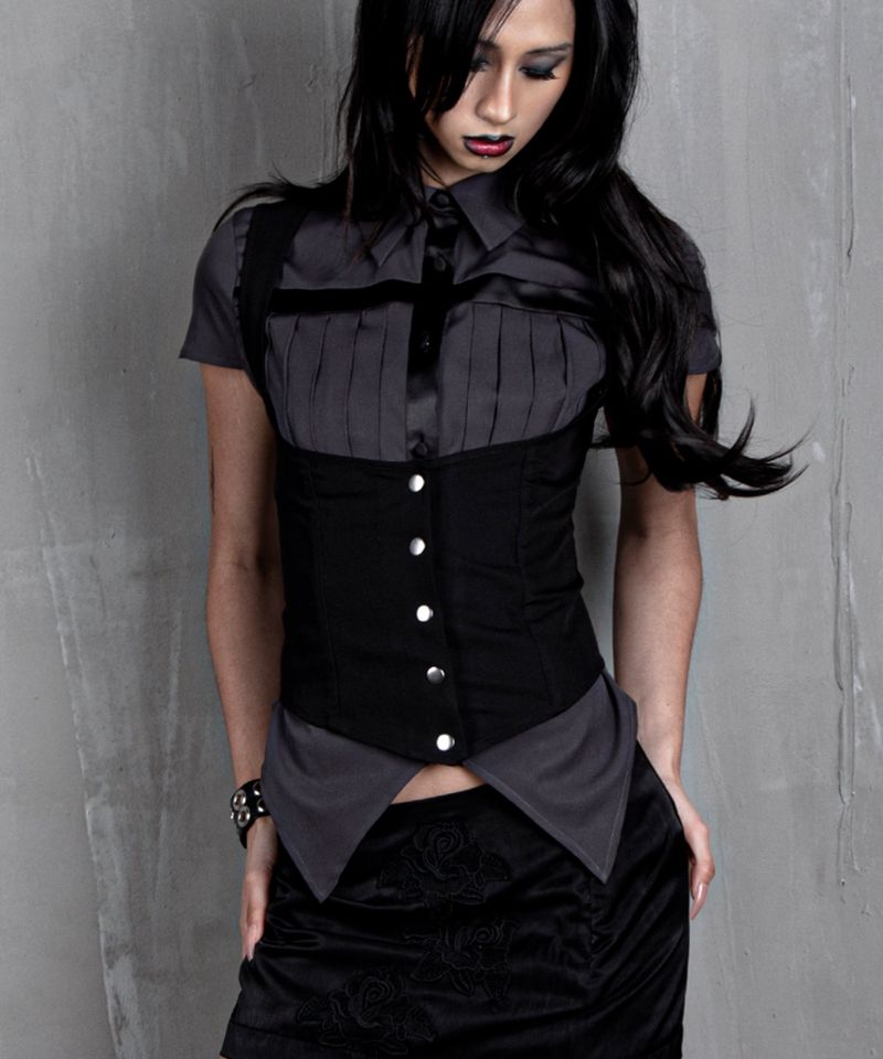 DARLING, YOU ARE BAD（YOU ARE BAD）の「バックコルセットベスト #ブラック（トップス）」