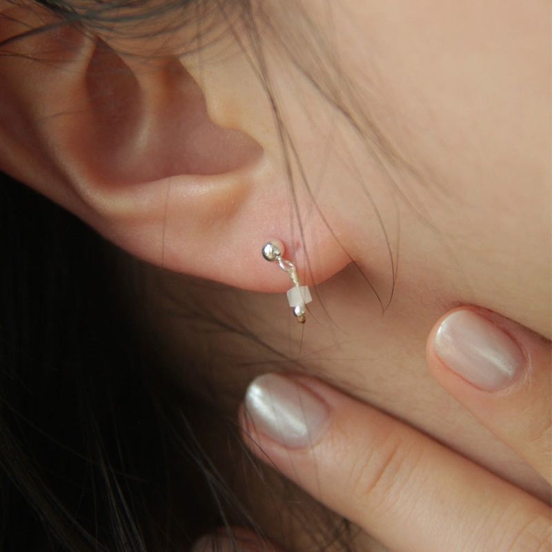 [CCNMADE] TINYⅠ Earring (7color)