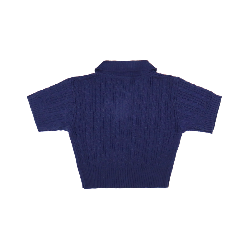 FINE CABLE CN SWEATER