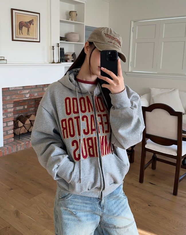 SATIIIZ（サティーズ）の「Ender Patch Crop Hood Zip-Up（Tops）」