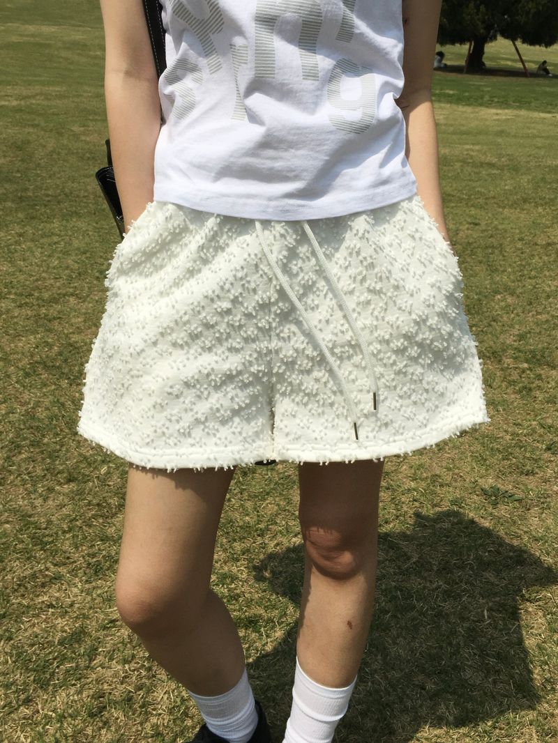 RITCORE（リットコア）の「Popo Boucle banding short pants (3c)（Pants）」