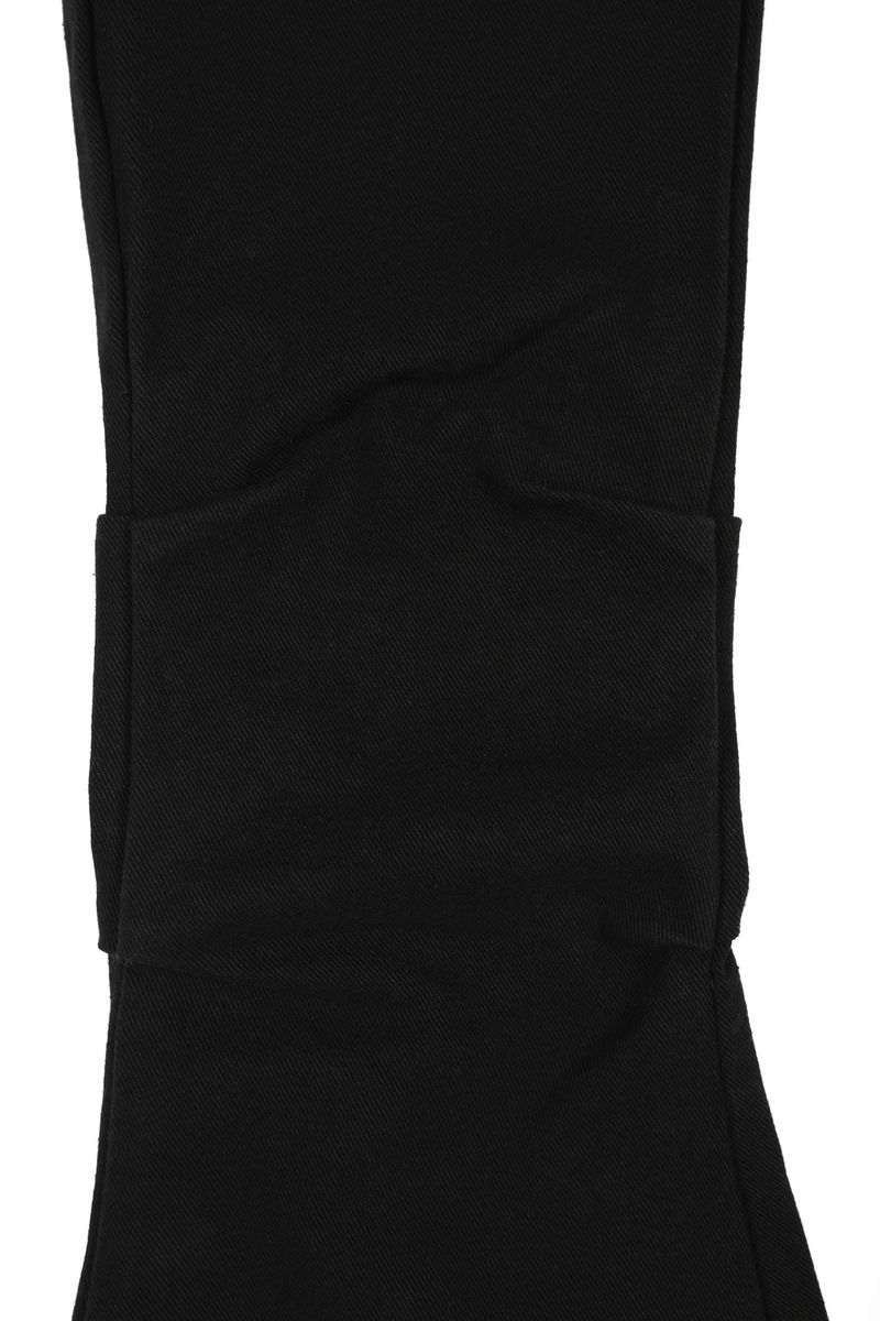 Pintuck Bootcut Pants [Black]
