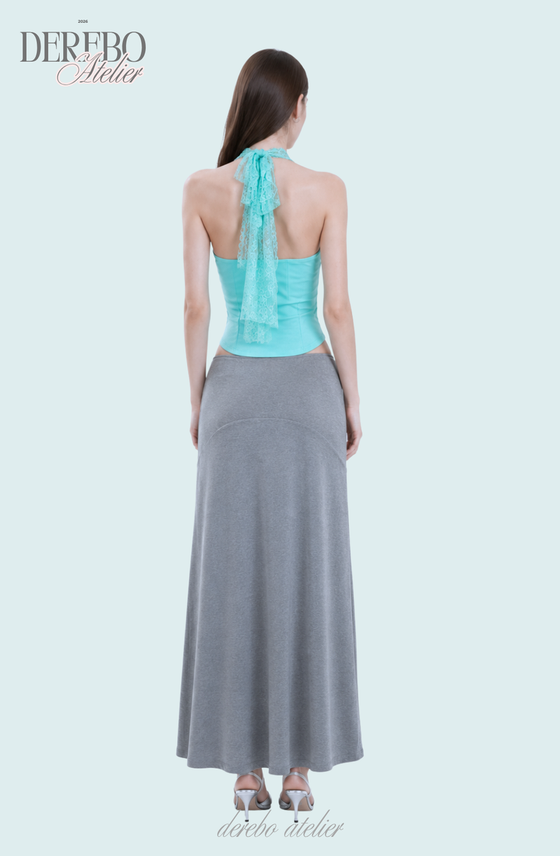Tinkerbell Mint Lace Halter Neck Top