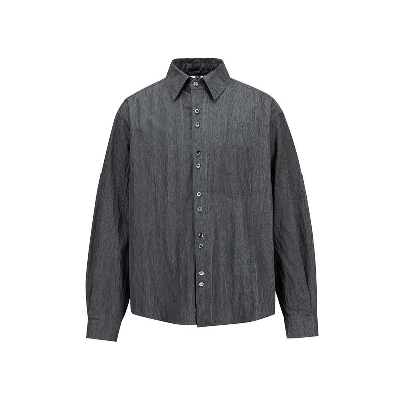 Relaxed Wrinkle Effect Shirt