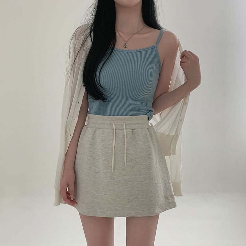 [BELLIDE MADE] CASTERA RIB KNIT CAMISOLE