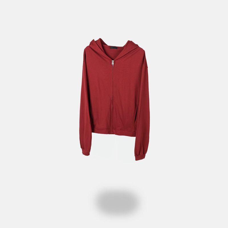 Tiny Cropped Zip-Up (5 Colors)
