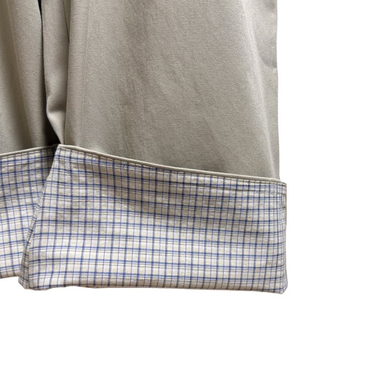 (3color) Check Roll-Up Wide Pintuck Pants