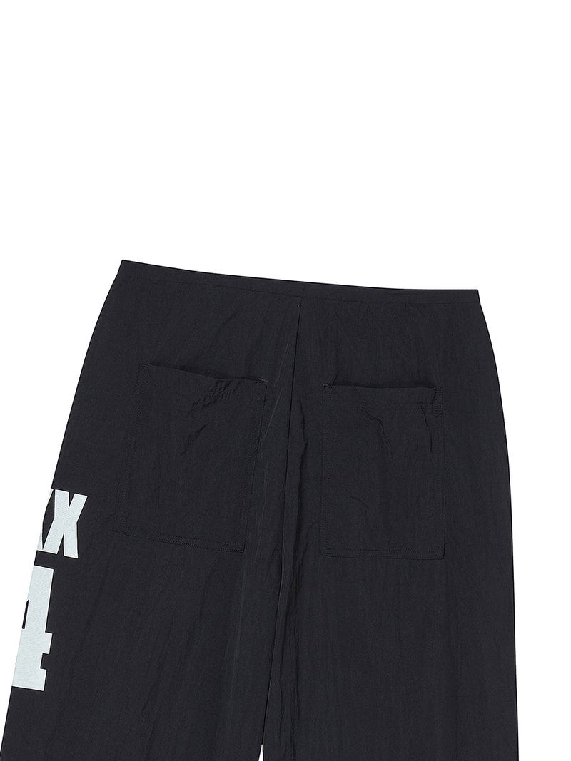 14 WIDE TRACK PANTS BLACK