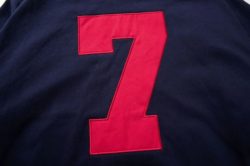 Number Patch Hood Zip-Up