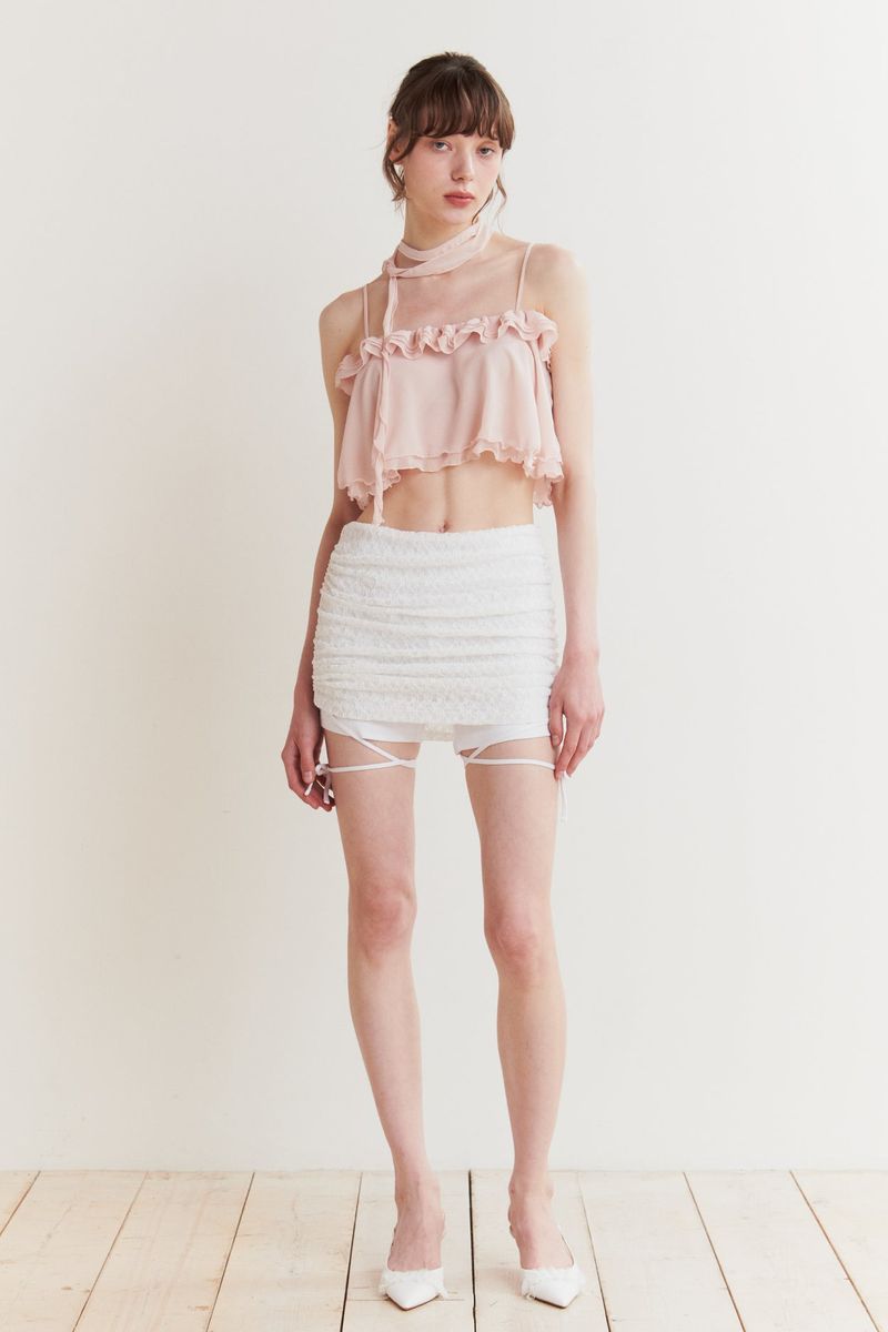 LILY SCARF TOP pink