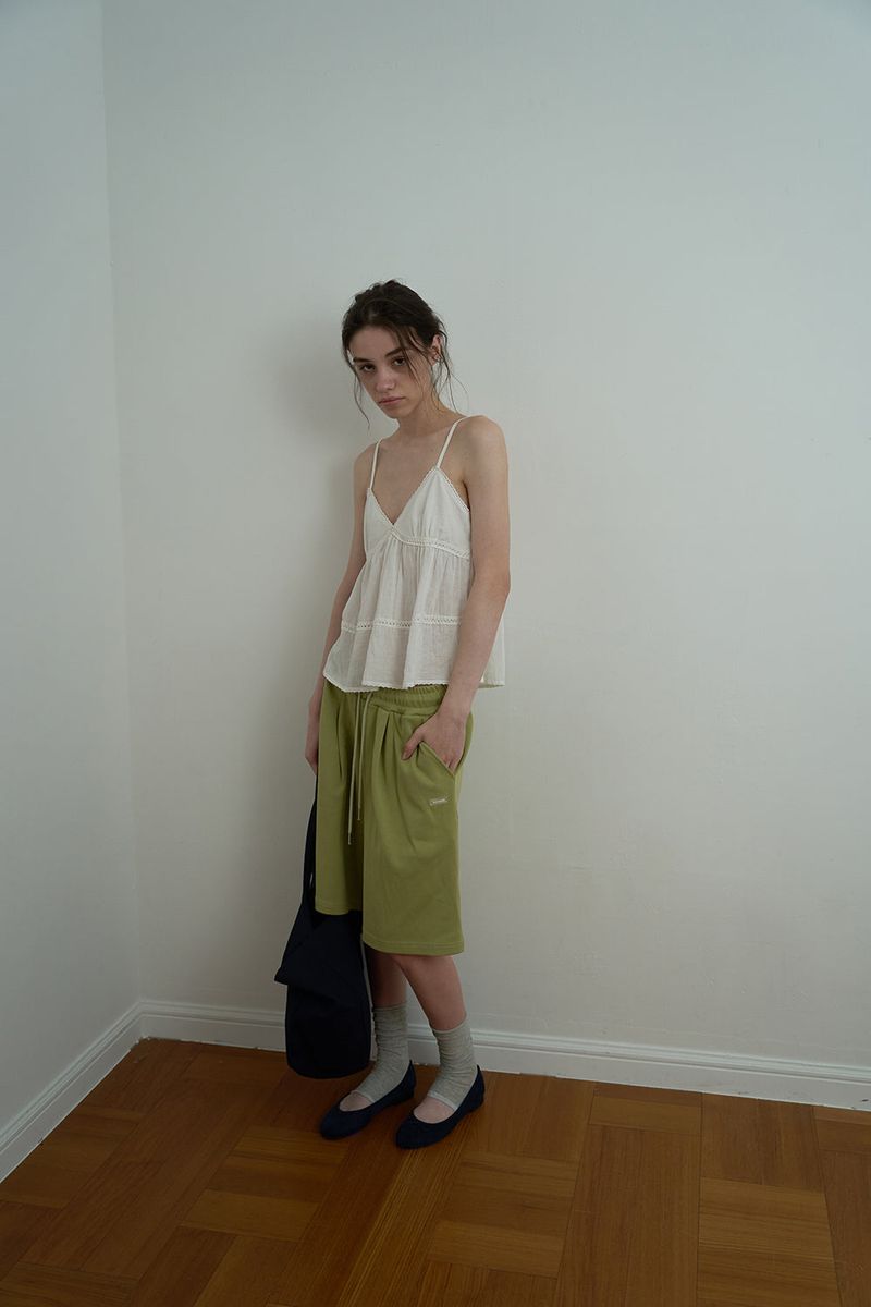 Marine lace sleeveless