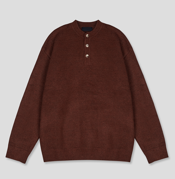 Belif Basic Henry Neck Overfit Knit
